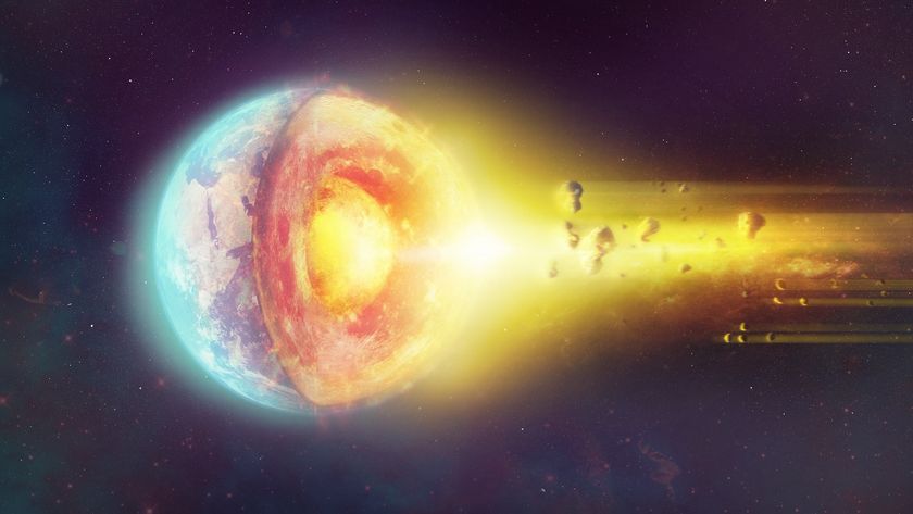 Illustration of Earth&#039;s layers.